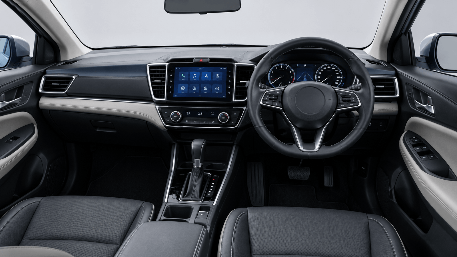 Honda City interior from the driver seat, Honda City price in Pakistan